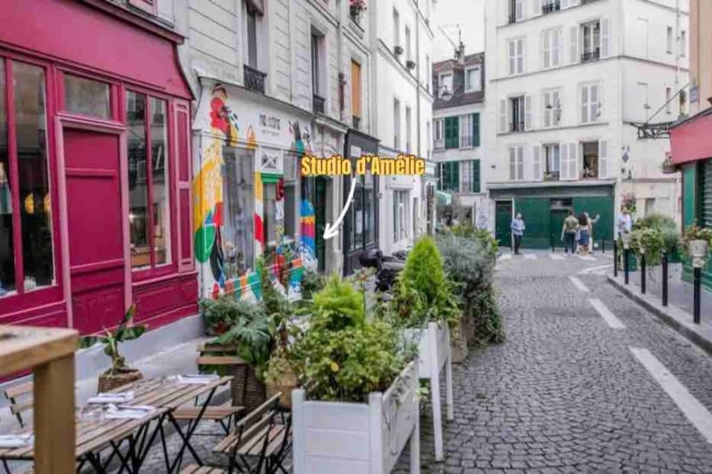 Amelie Poulain Studio In Heart Of Montmartre París Exterior foto
